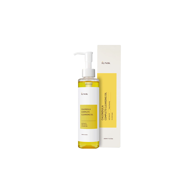 IUNIK CALENDULA COMPLETE CLEANSING OIL 200ML | Makeup Remover Facial Cleanser