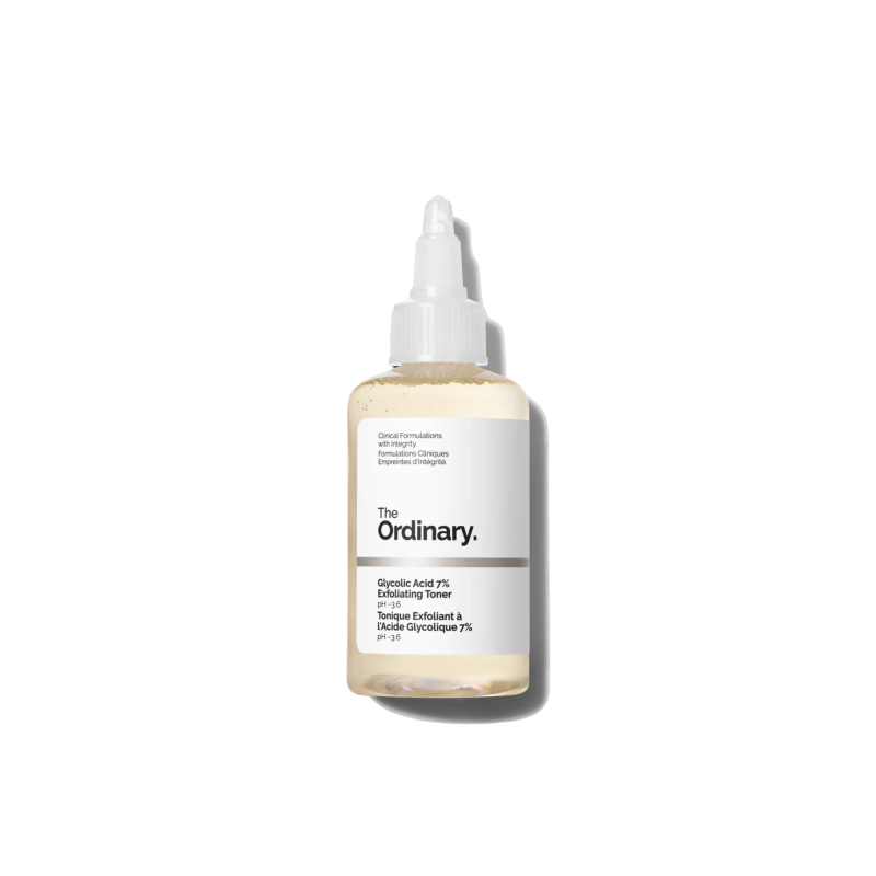 The Ordinary Glycolic Acid 7% Exfoliating Toner 100ml | Brightening and Smoothing Daily Toner