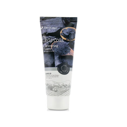 3W CLINIC CHARCOAL CLEANSING FOAM 100ML