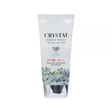 3W CLINIC CRYSTAL WHITE MILKY SUN CREAM 50ML