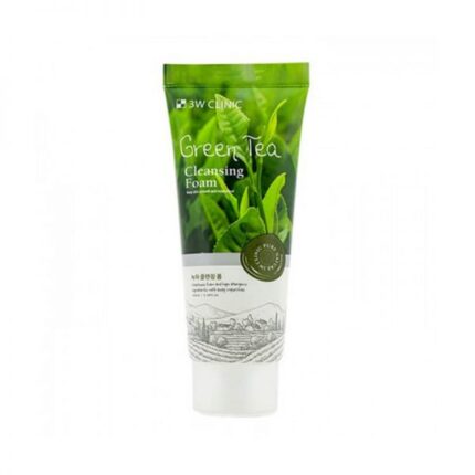 3W CLINIC GREEN TEA CLEANSING FOAM- 100ML