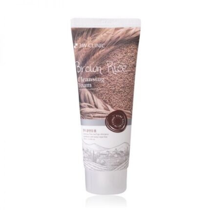 3W CLINIC BROWN RICE CLEANSING FOAM – 100ML