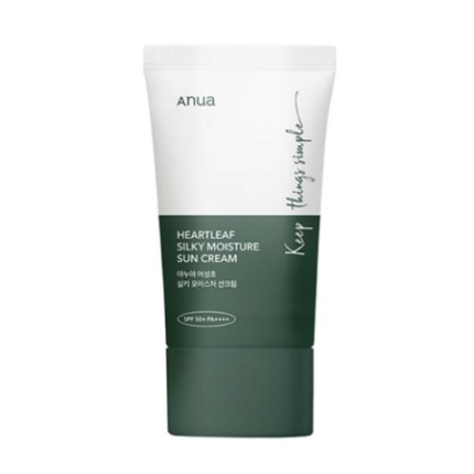 ANUA HEARTLEAF SILKY MOISTURE SUNSCREEN 50ML